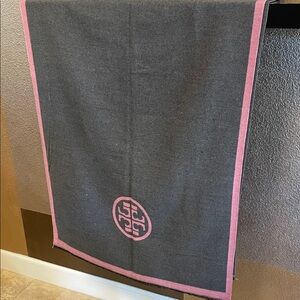 PINK AND GREY CASHMERE SCARF